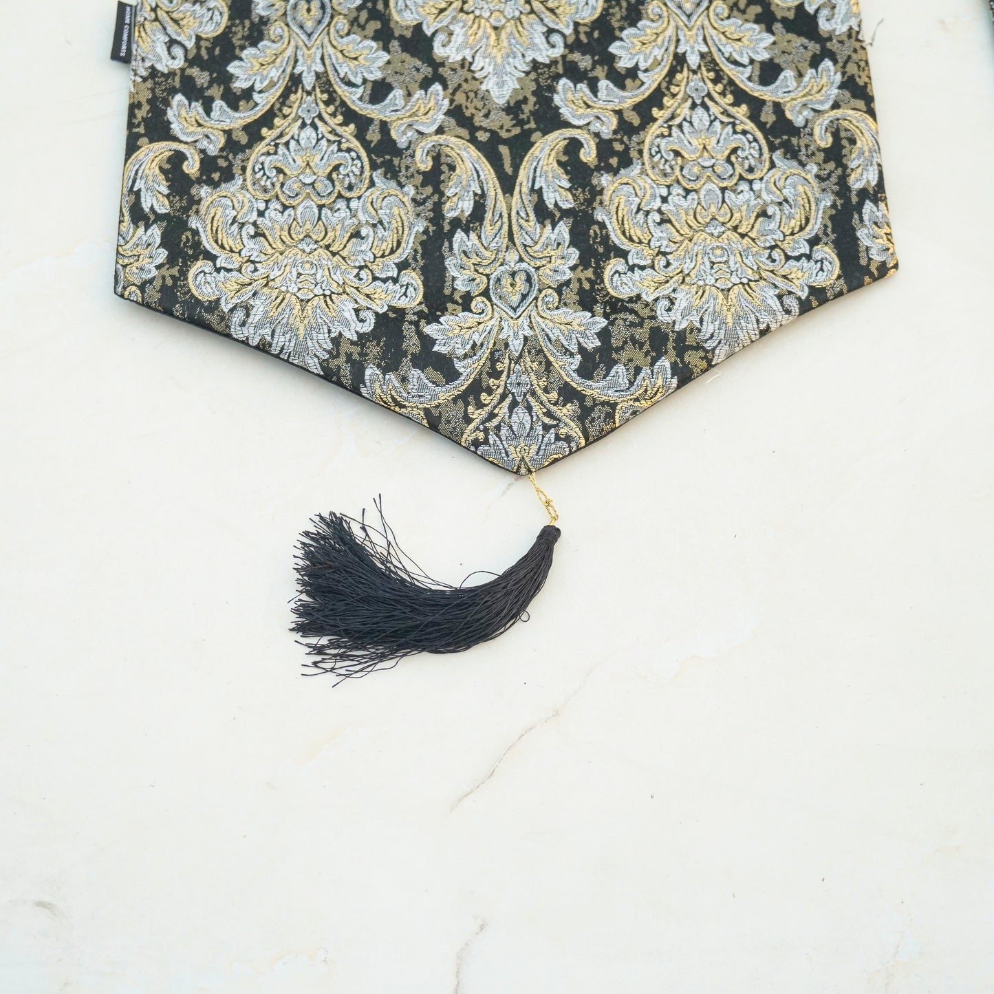 Majestic Tapestry Noir Black Table Set