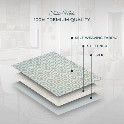 Floral Hive Stem Brown Table Set