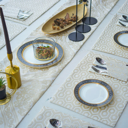 Floral Hive Rose Gold Table Set