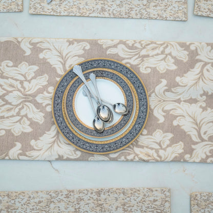 Floral Royale Sandstone Cream Table Set