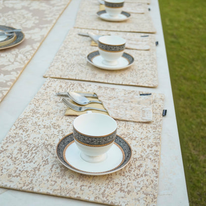 Floral Royale Sandstone Cream Table Set